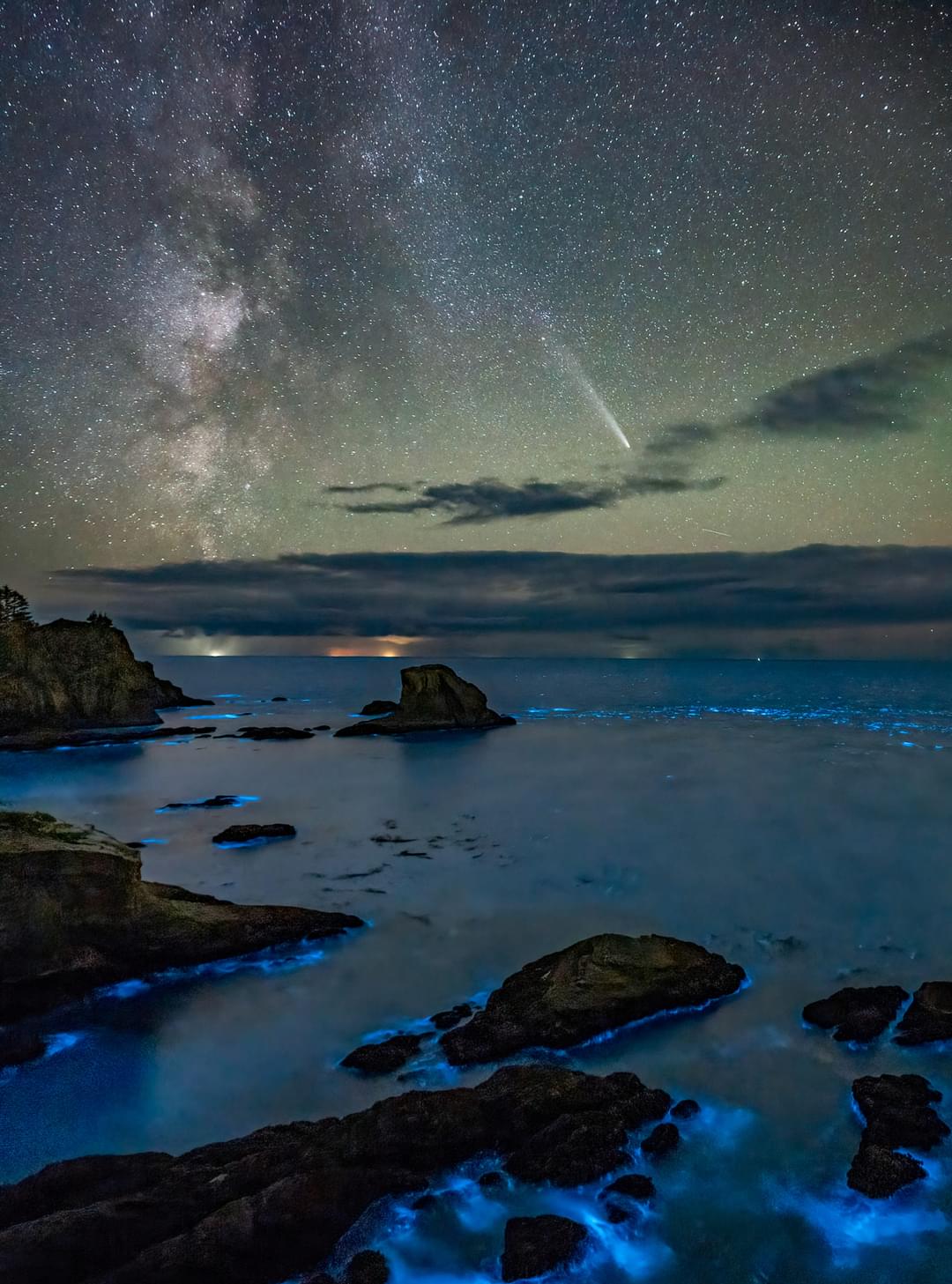 Cape Flattery Comet